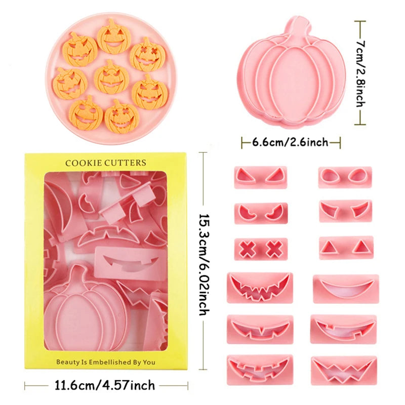 Emporte-pièce Halloween™ – Set ludique rose poudré