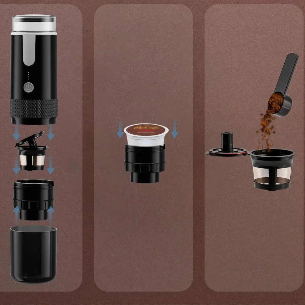 Cafetière portable - votre café préféré toujours à vos cotés