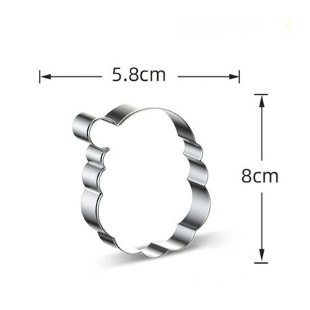 demonstration d'un emporte piece tete de pere noel