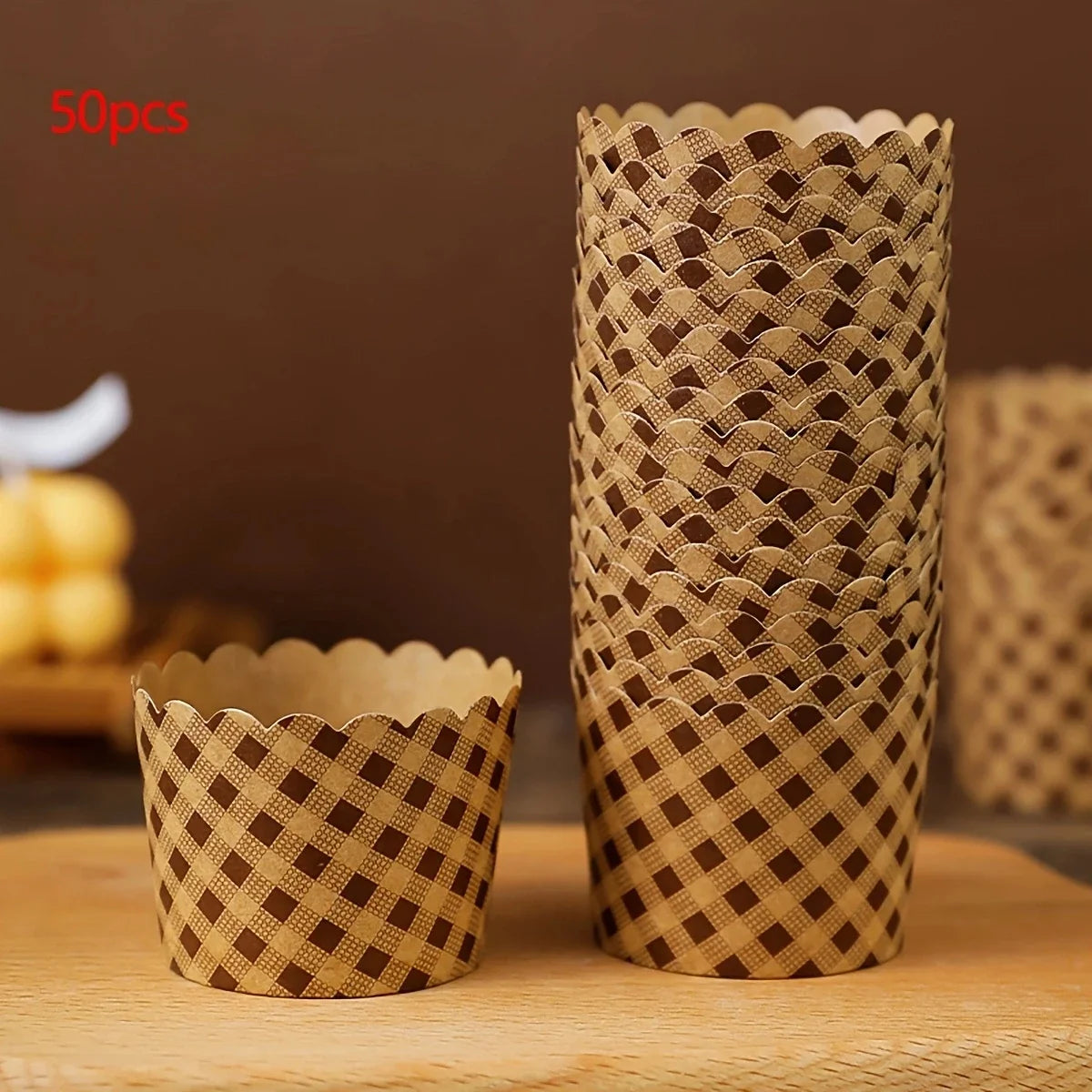 Caissettes Muffins Kraft Premium™ – Présentation digne d’une pâtisserie