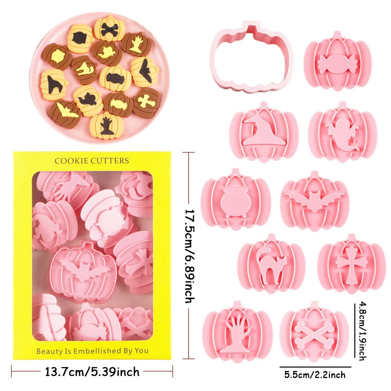 Emporte-pièce Halloween™ – Set ludique rose poudré