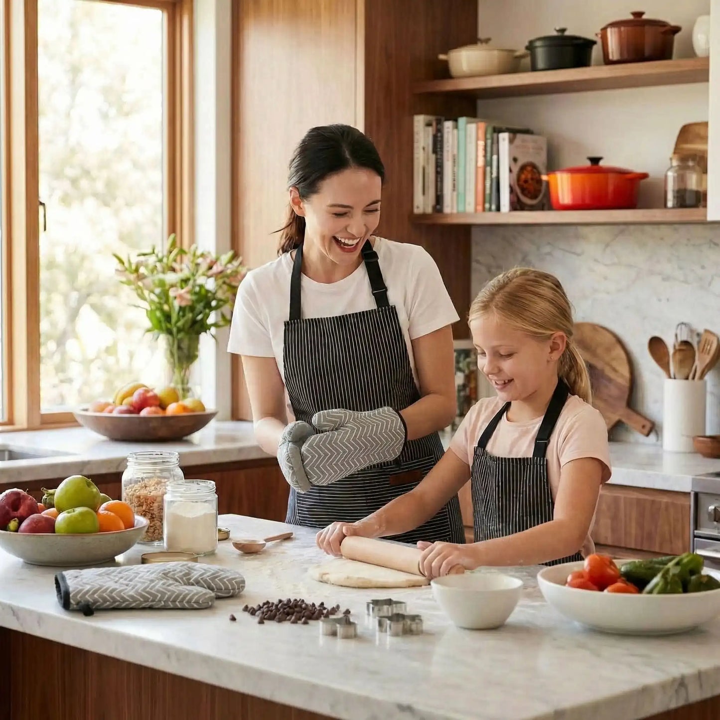 GANT ANTI-CHALEUR + TABLIER I Pack Cuisine Sans Stress™
