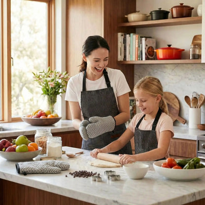 GANT ANTI-CHALEUR + TABLIER I Pack Cuisine Sans Stress™