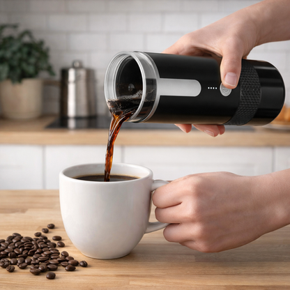 Cafetière portable - votre café préféré toujours à vos cotés