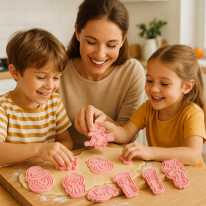 Emporte-pièce Halloween™ – Set ludique rose poudré