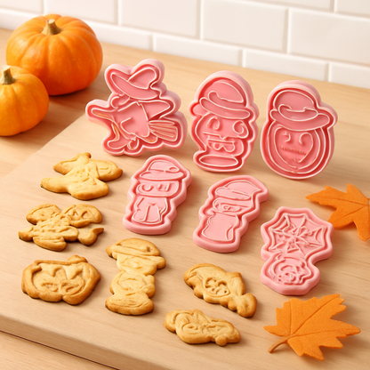 Emporte-pièce Halloween™ – Set ludique rose poudré