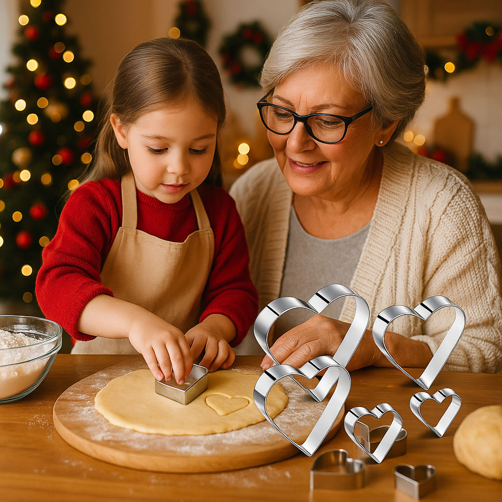 Lot de 5 Emporte-pièces I Cœur™